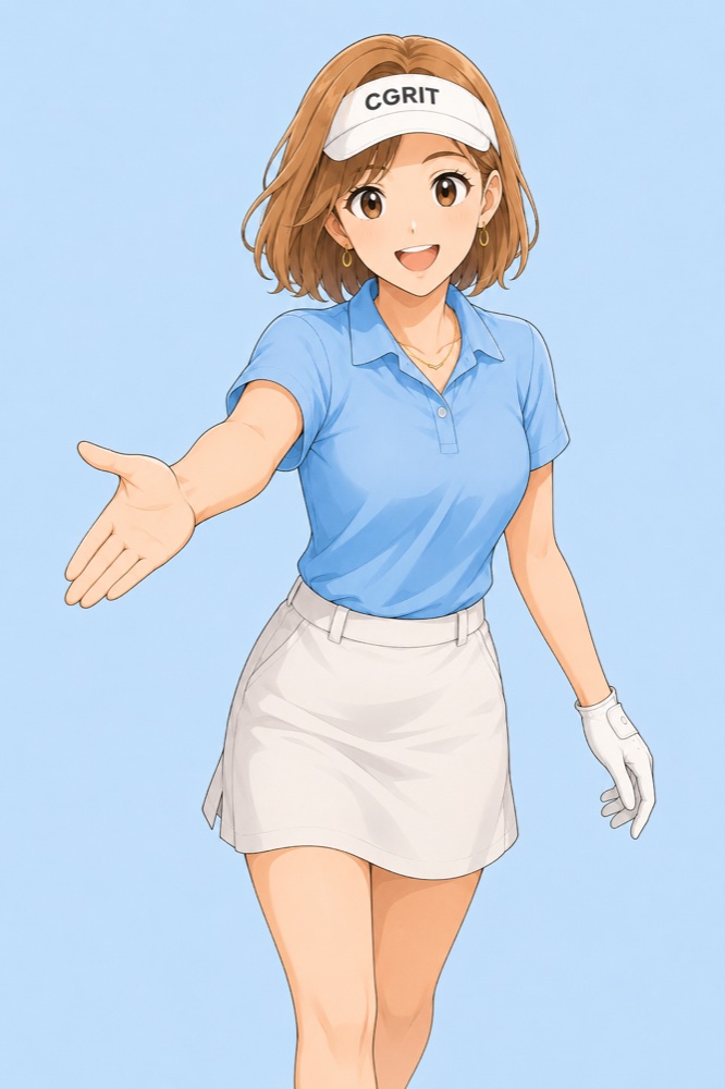 こちらへどうぞと手で案内する案内役の女性