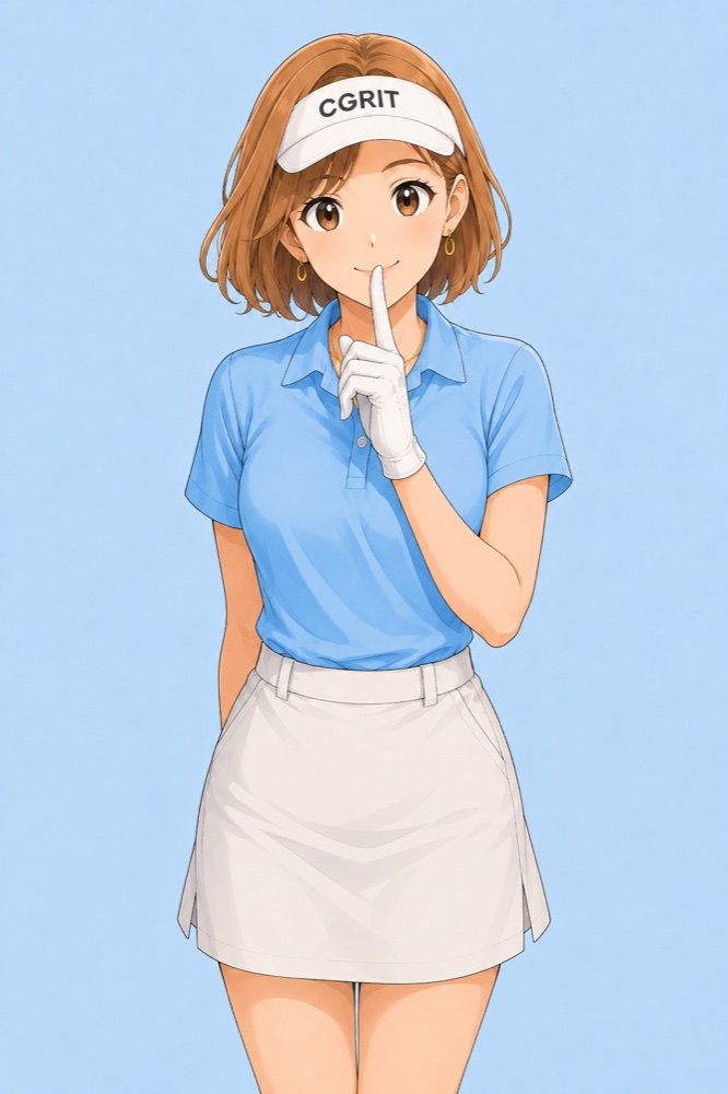 静かにと人差し指を口に当てる案内役の女性